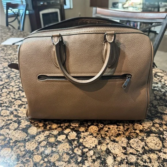 Coach Brown Leather Satchel - Picture 2 of 4